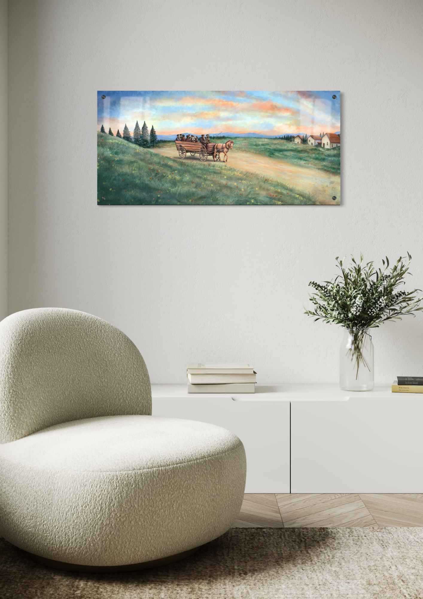 דגם התוועדות בהדפסה על זכוכית