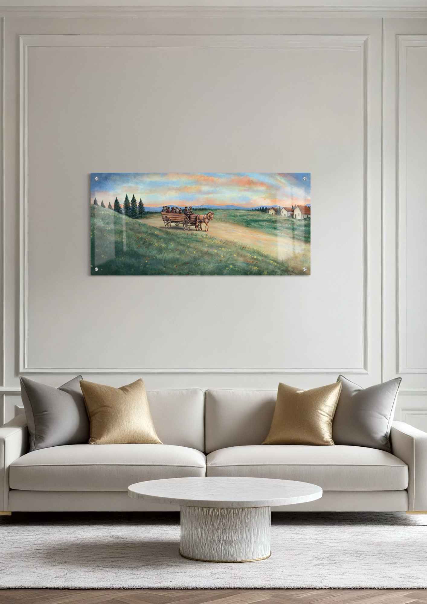 דגם התוועדות בהדפסה על זכוכית