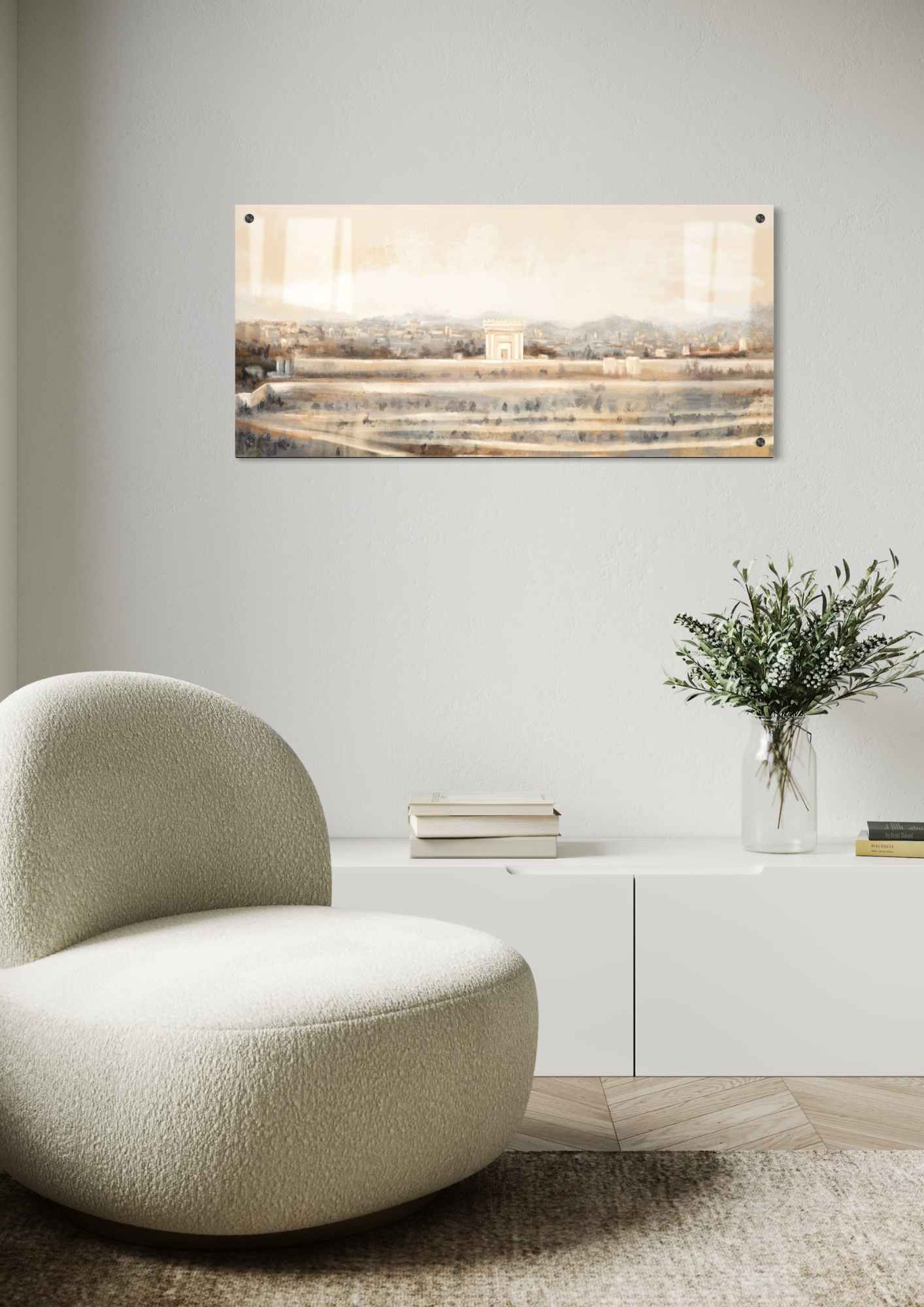 דגם קדם בהדפסה על זכוכית