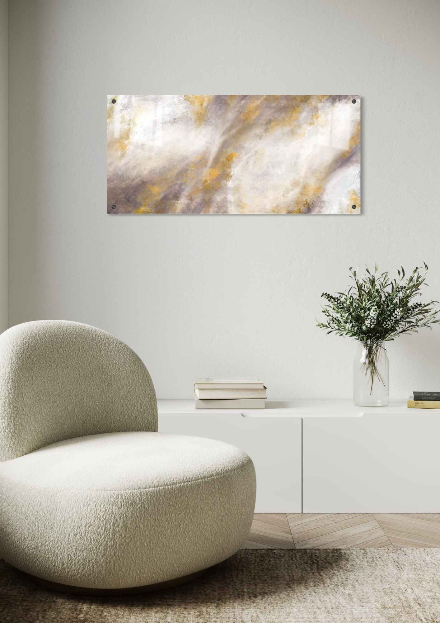 דגם רוממה בהדפסה על זכוכית