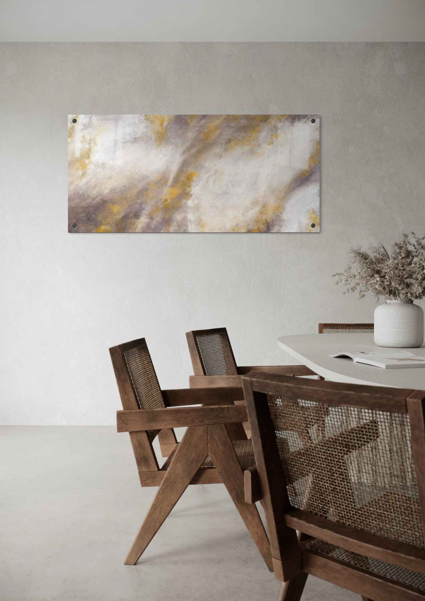 דגם רוממה בהדפסה על זכוכית