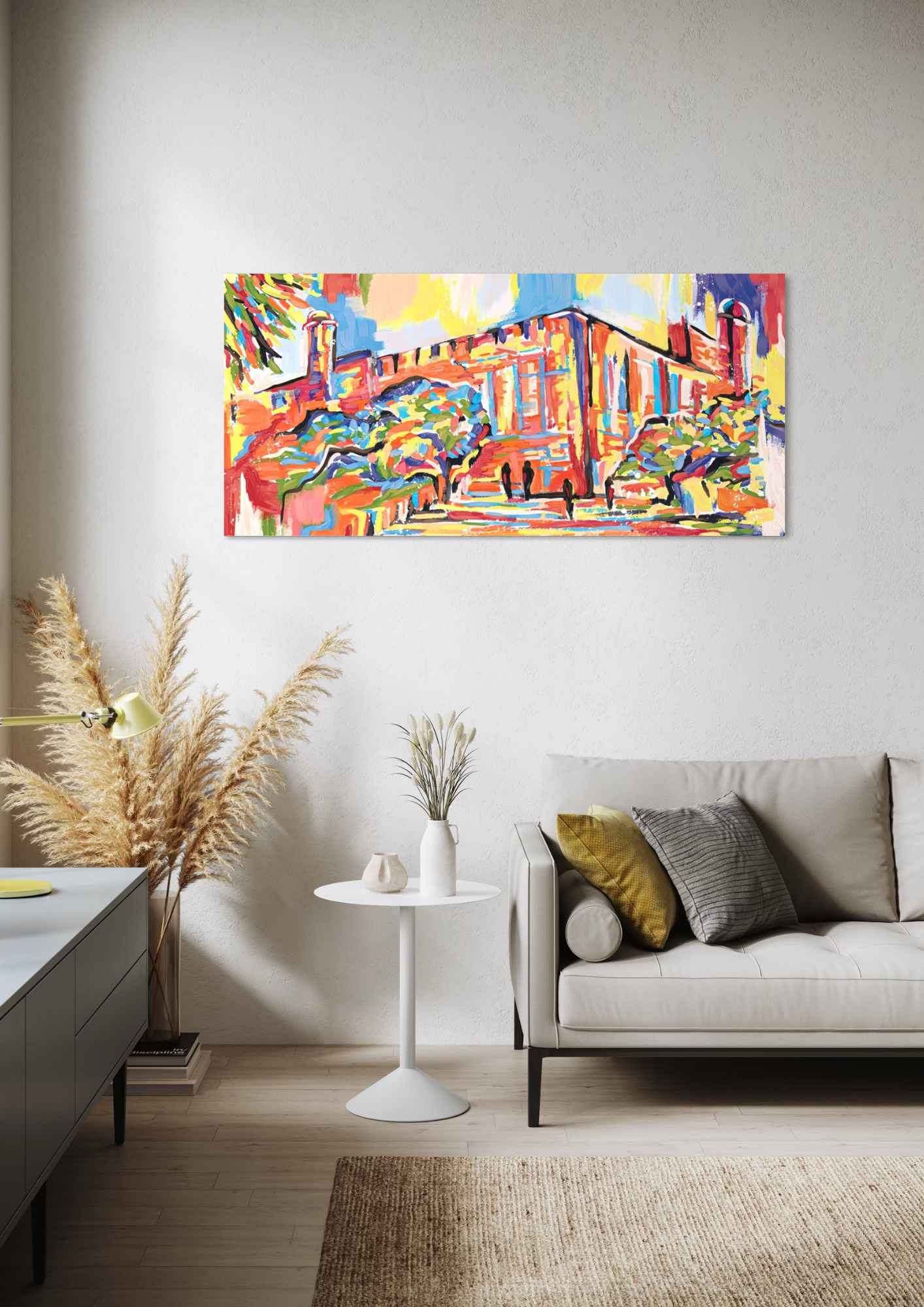 דגם מערת המכפלה צבעוני