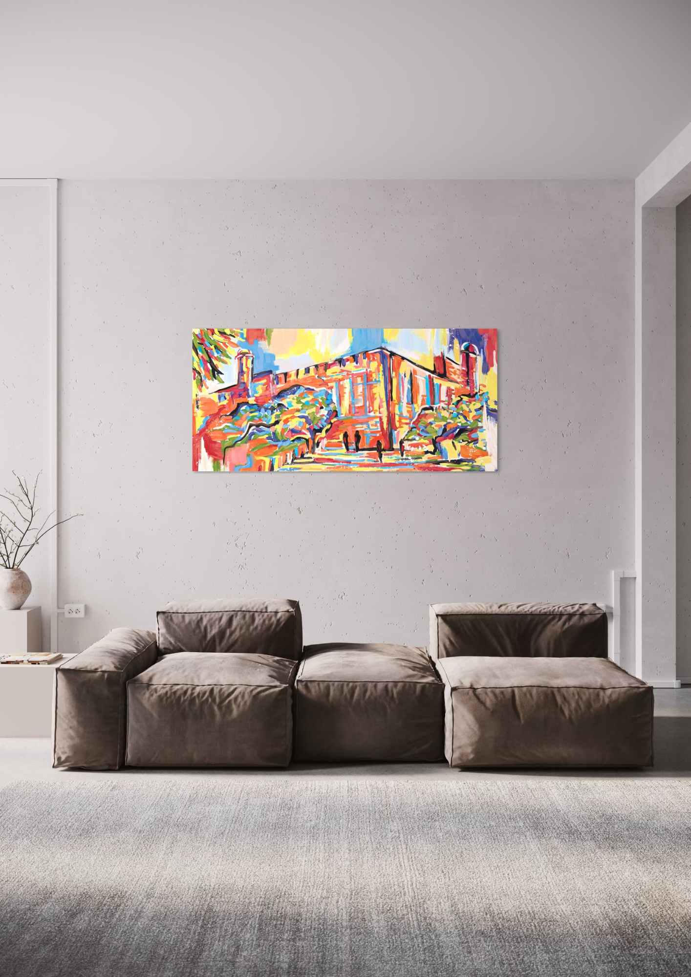 דגם מערת המכפלה צבעוני