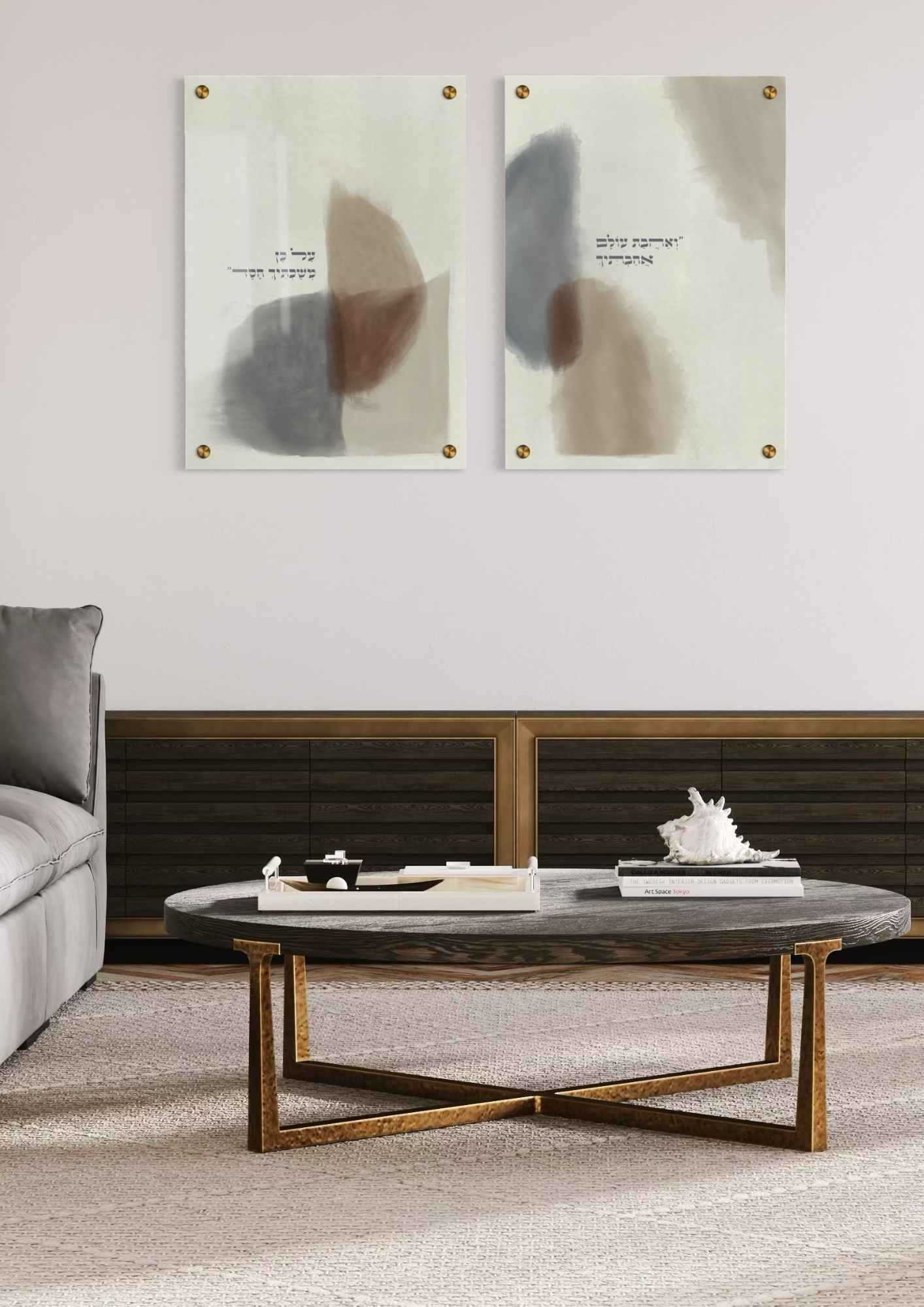 דגם אהבת עולם בהדפסה על זכוכית