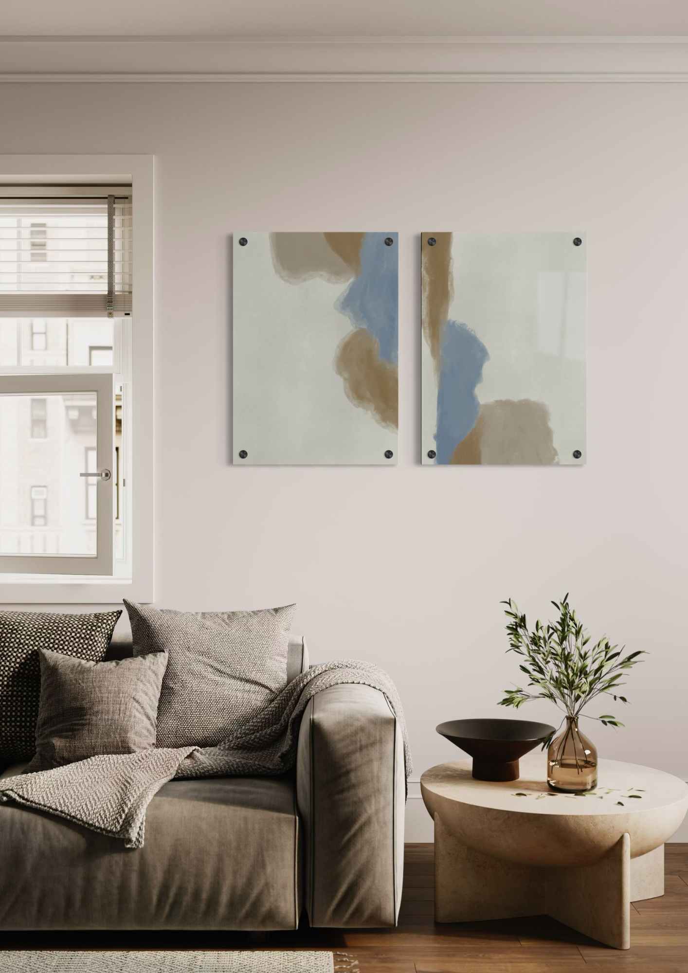 דגם פרי מעשיך בהדפסה על זכוכית