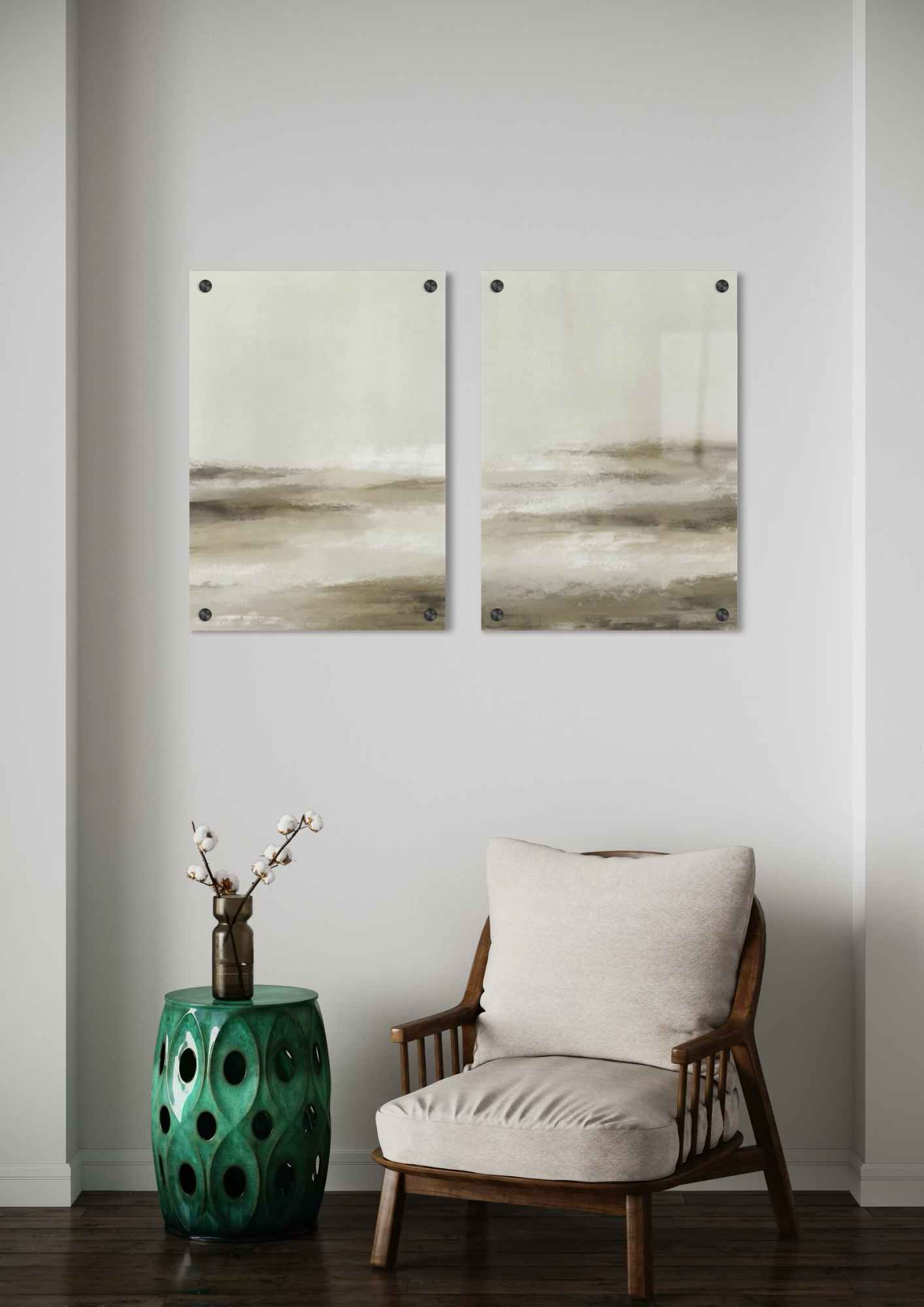 דגם שחר בהדפסה על זכוכית