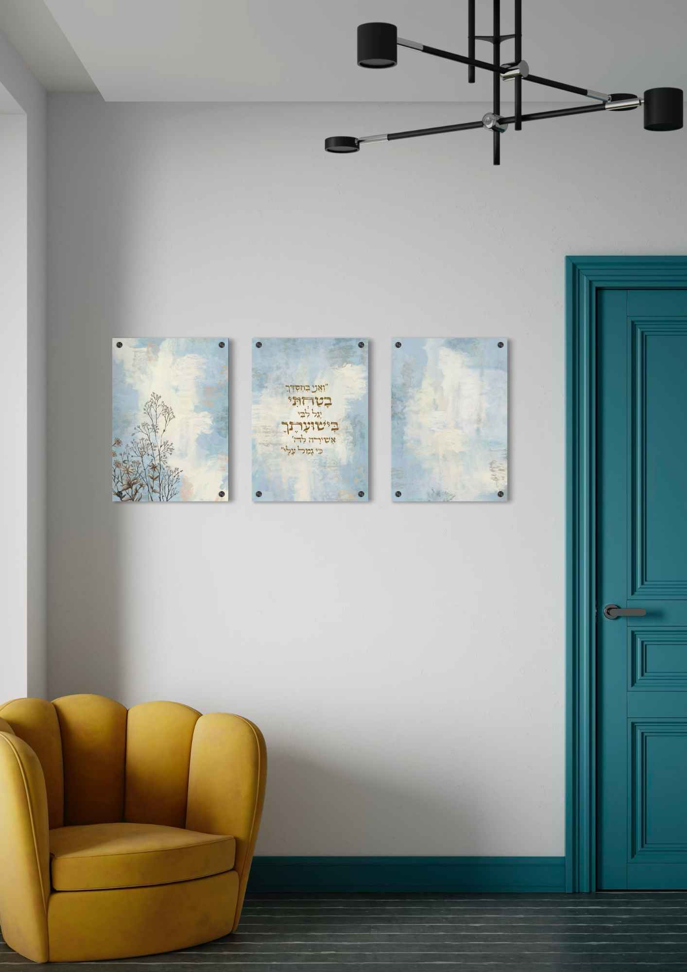 דגם יגל ליבי בהדפסה על זכוכית