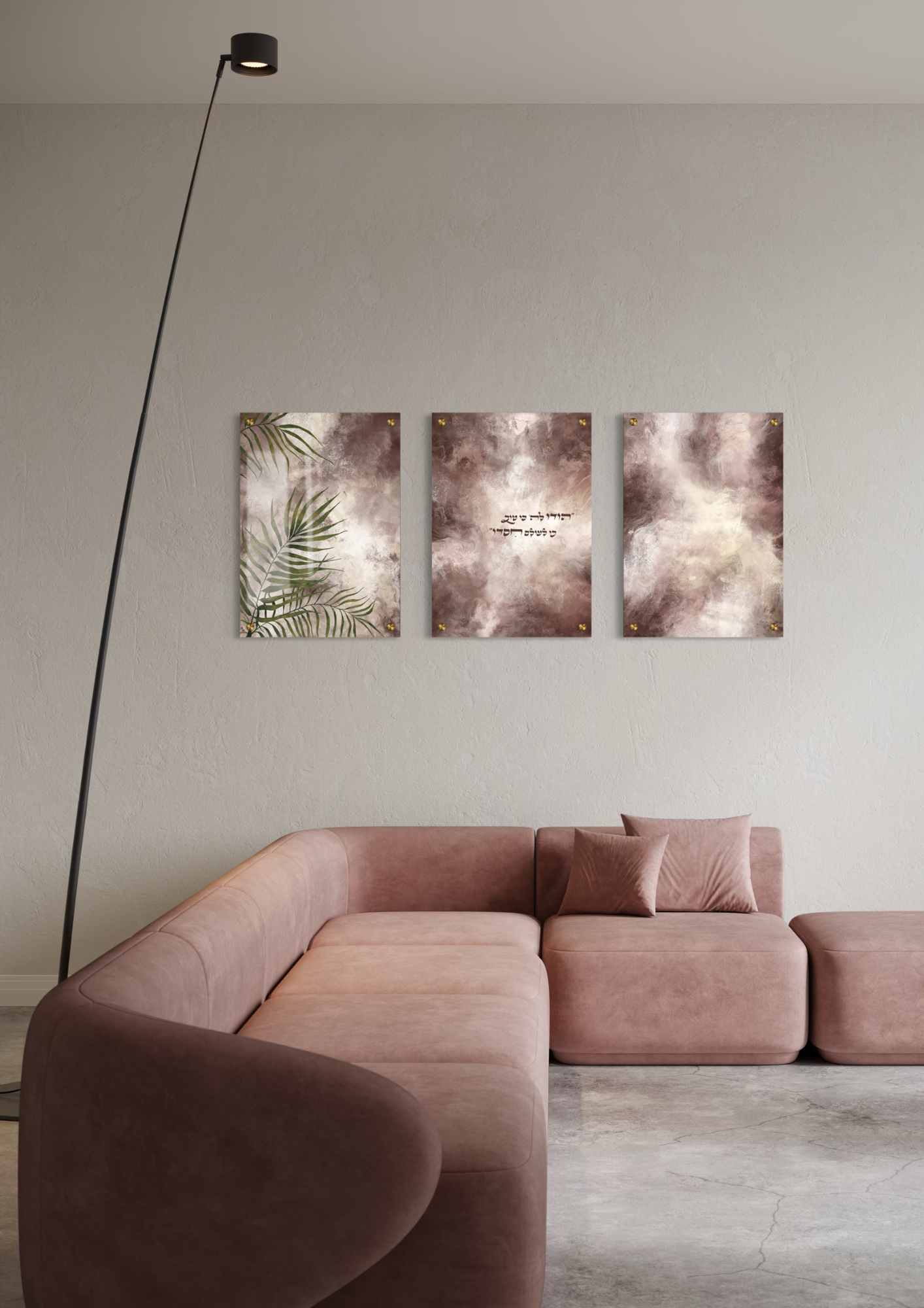 דגם הודו לה׳ כי טוב בהדפסה על זכוכית