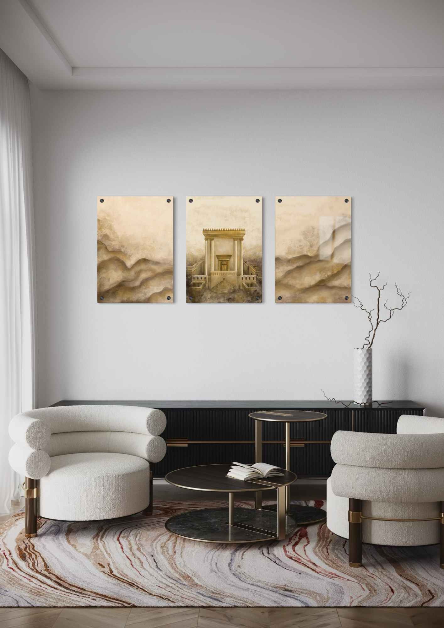 דגם הראל בהדפסה על זכוכית