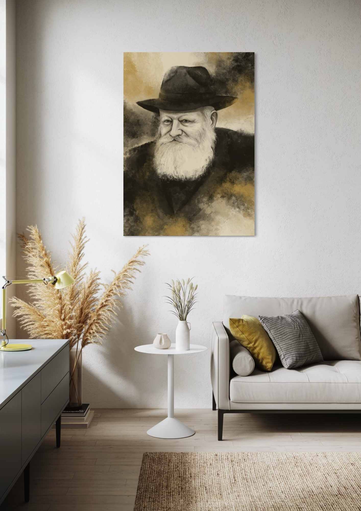 הרבי מליובאוויטש - שחור סהרה זהב