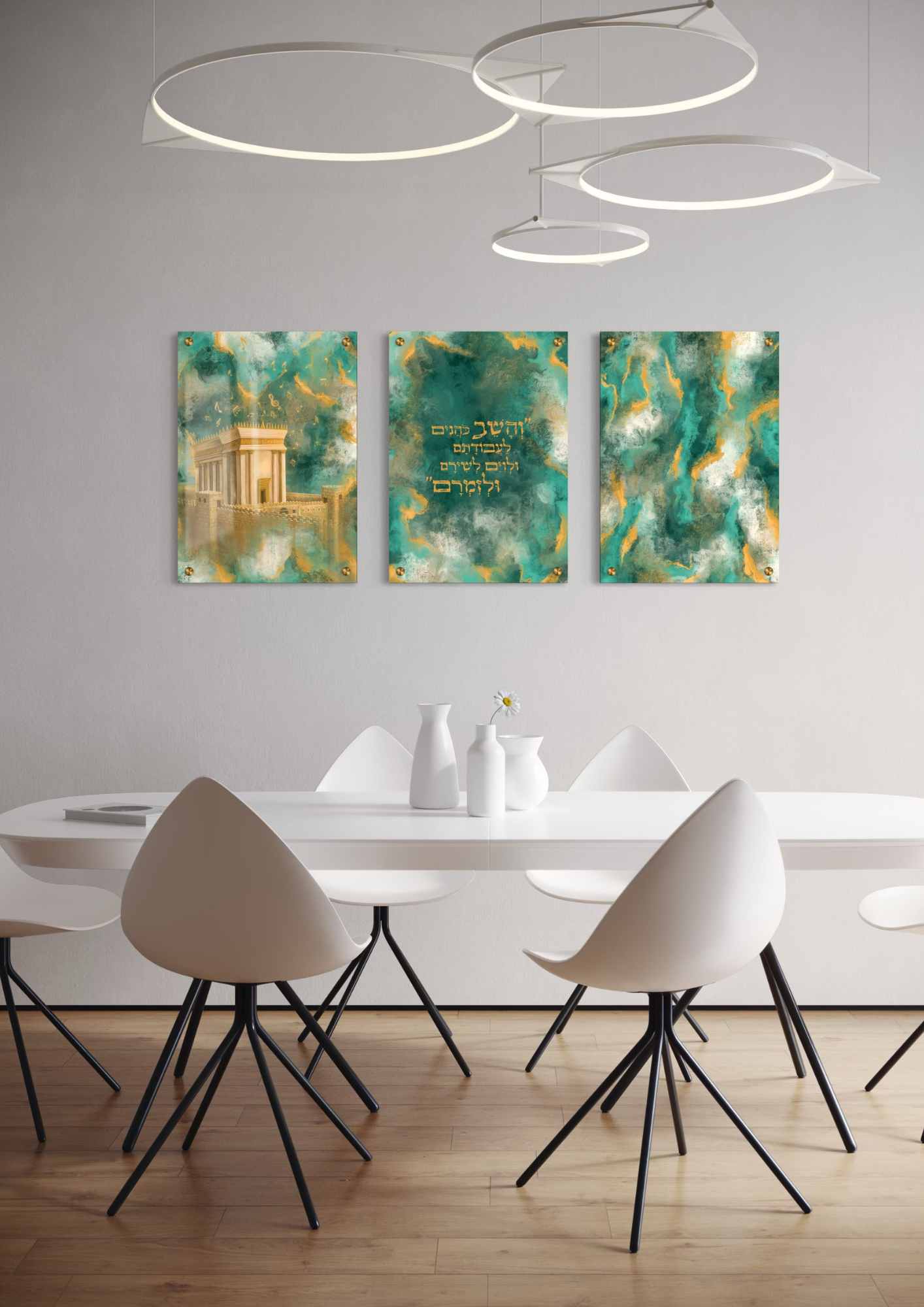 דגם זמרה בהדפסה על זכוכית