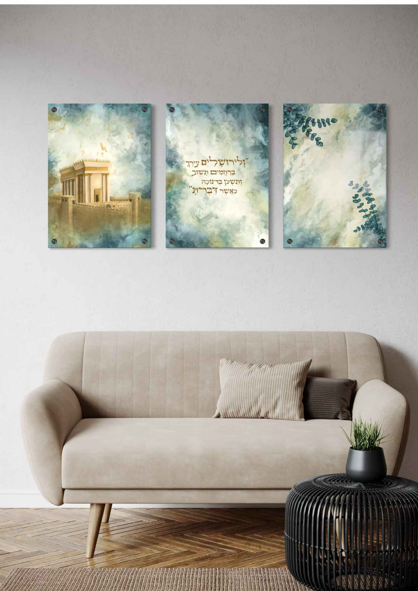 דגם רחמים בהדפסה על זכוכית